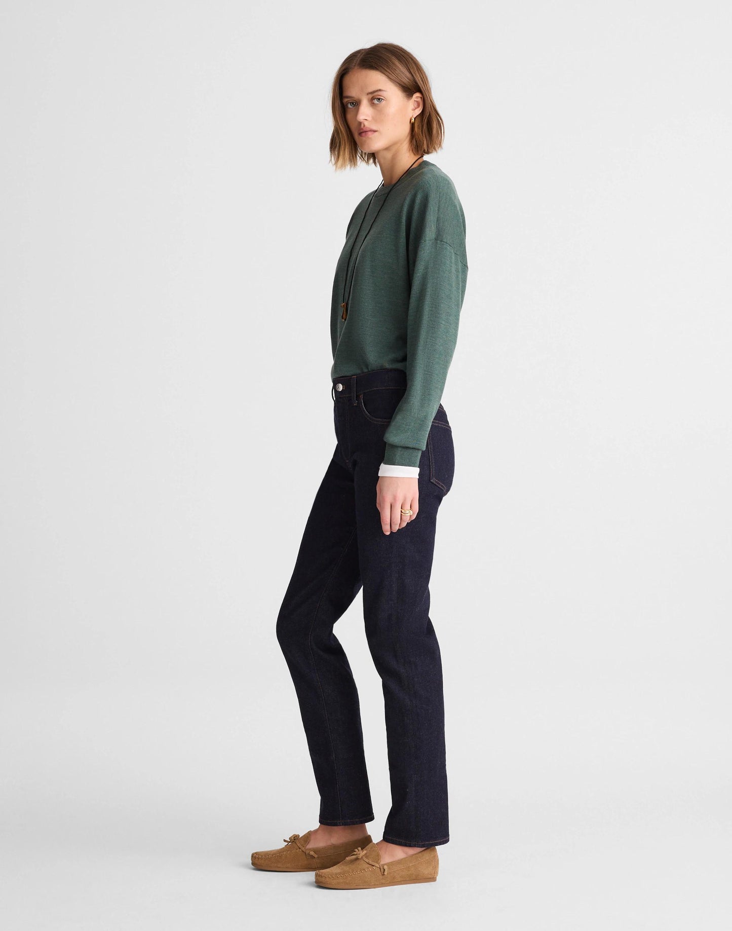 The Jules Slim-Straight Jean Rinse Wash | Madewell