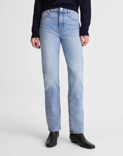 The Longline Straight Jean Raebrook Wash | Madewell