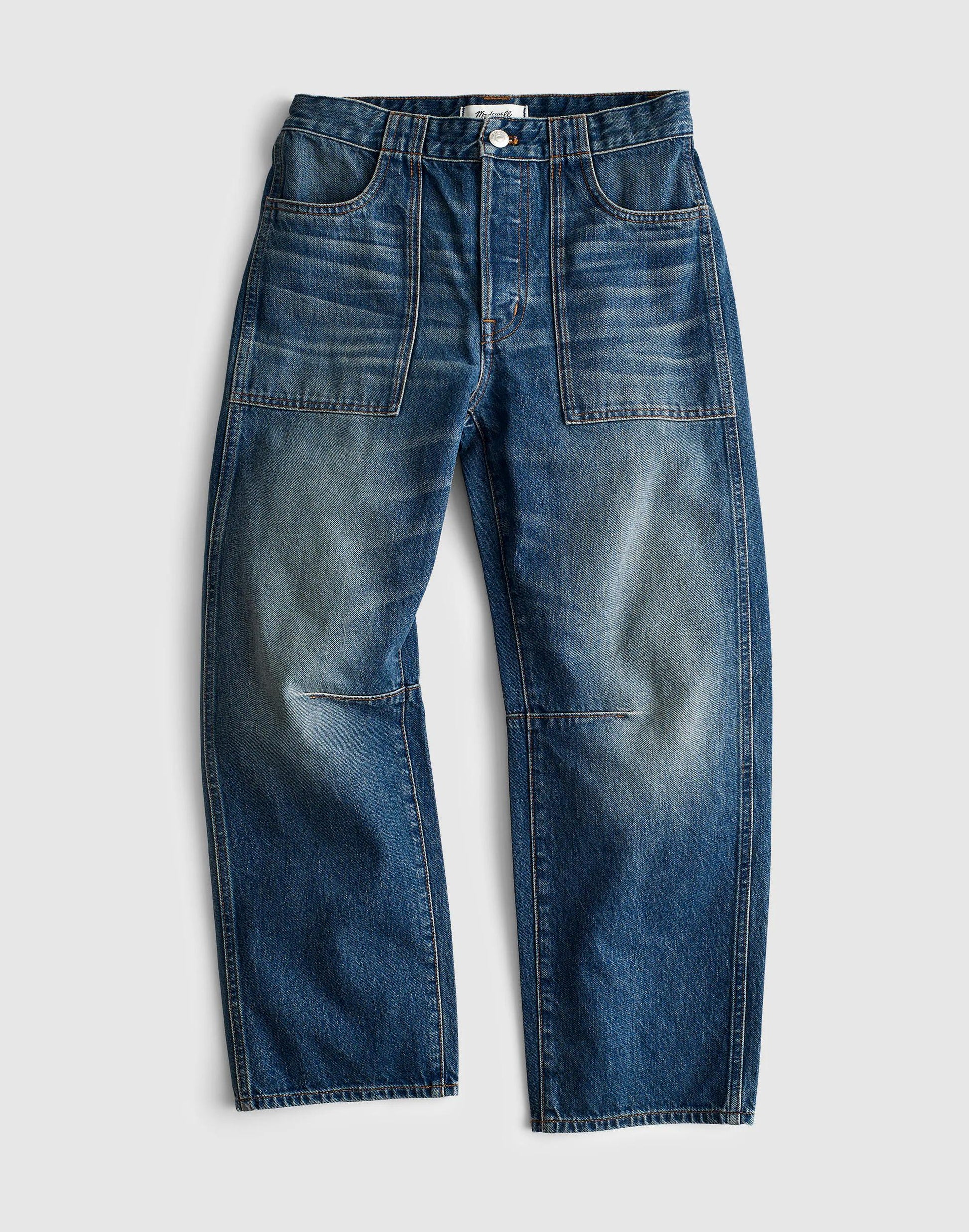 The Darted Barrel-Leg Jean Irmo Wash | Madewell