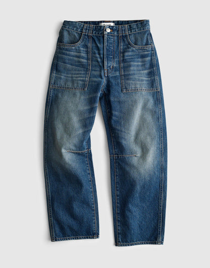 The Darted Barrel-Leg Jean Irmo Wash | Madewell