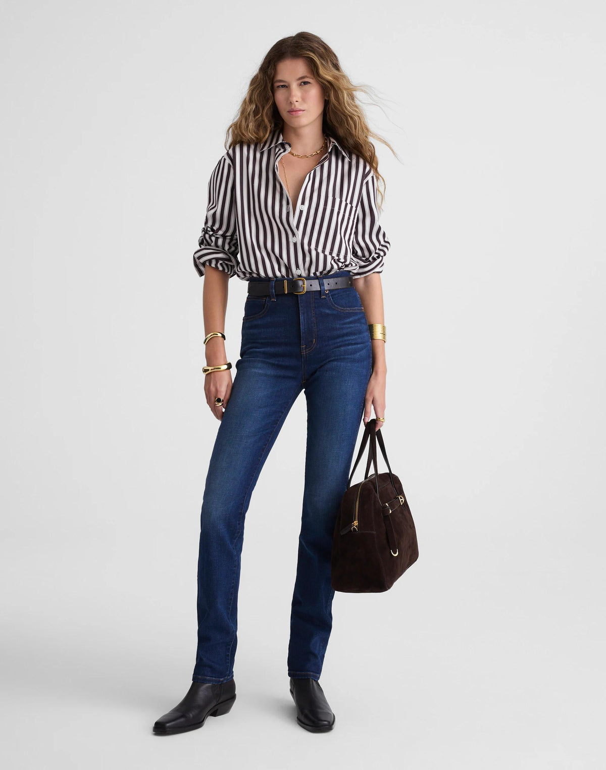 The Pencil Jean in Super Stretch Denim Pipestone Wash | Madewell