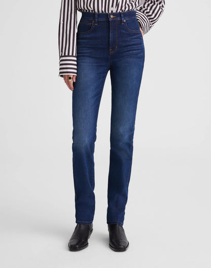 The Pencil Jean in Super Stretch Denim Pipestone Wash | Madewell