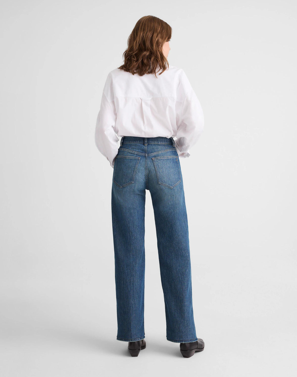 The Perfect Vintage Wide-Leg Jean Harvey Wash | Madewell