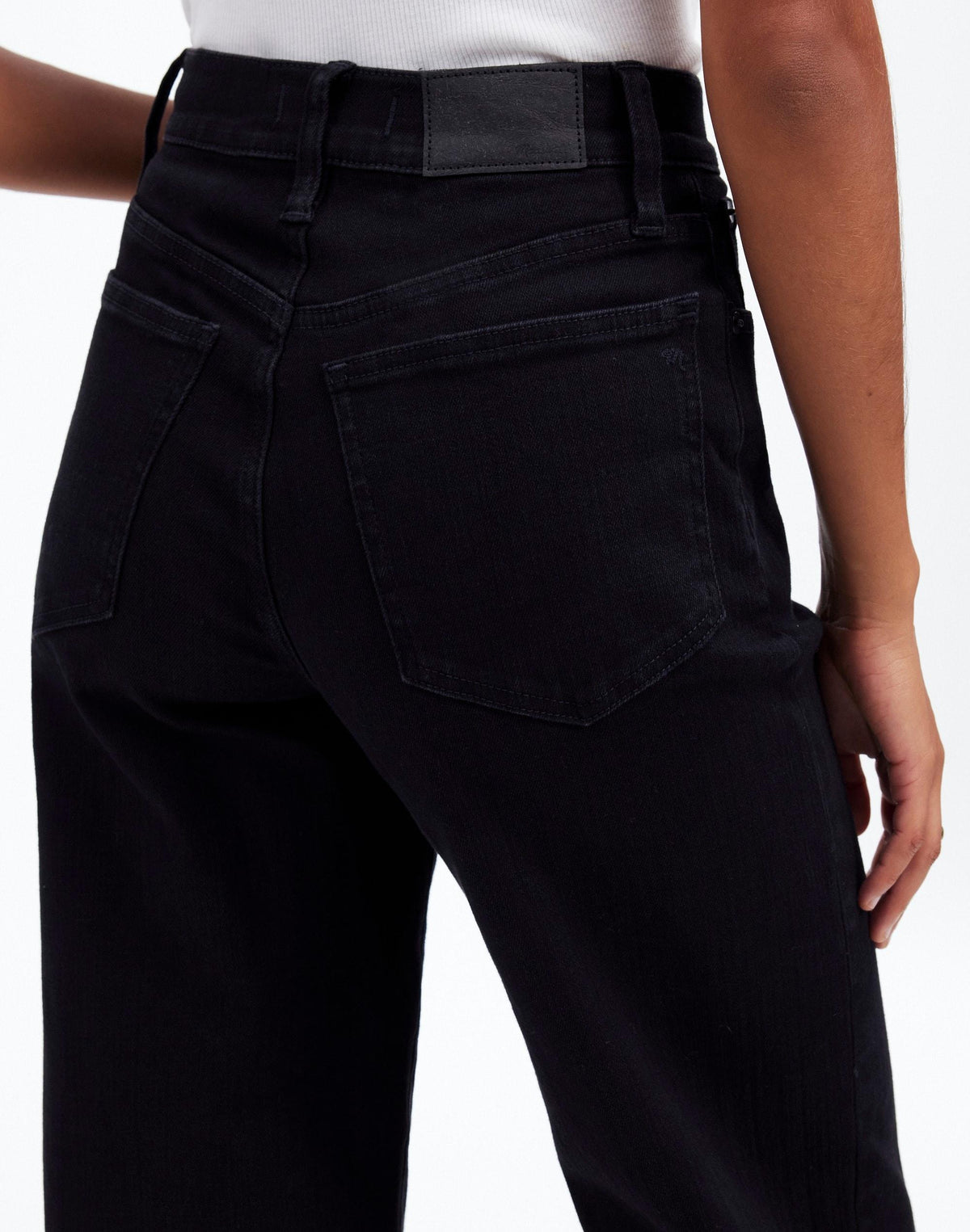 The Perfect Vintage Wide-Leg Jean Black Rinse Wash | Madewell