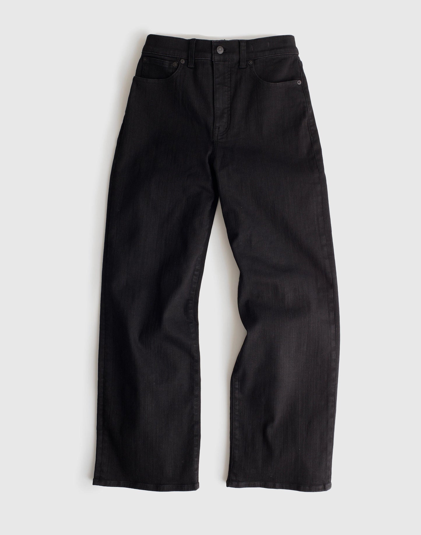 The Perfect Vintage Wide-Leg Jean Black Rinse Wash | Madewell