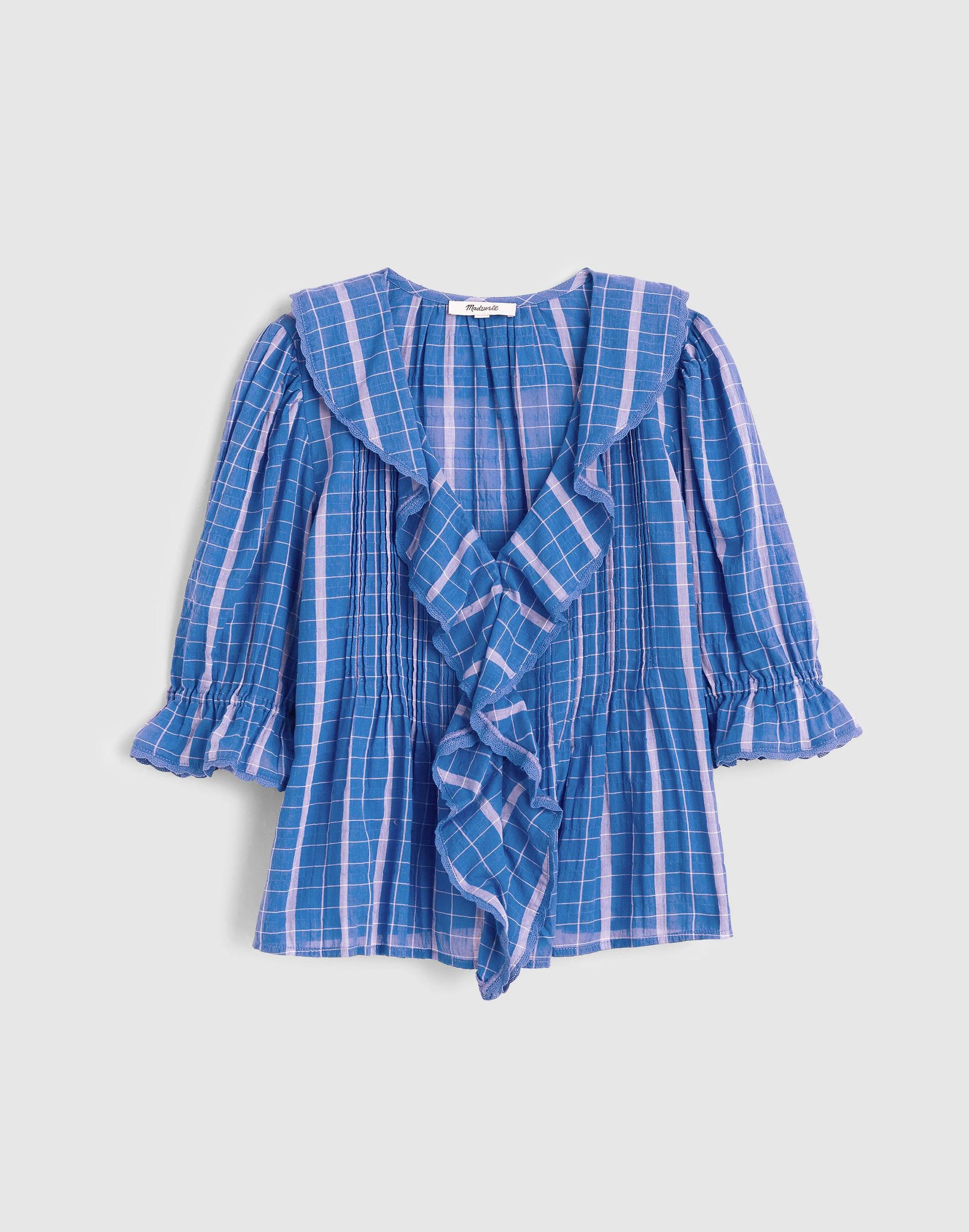 The Blaire Top Retro Blue | Madewell