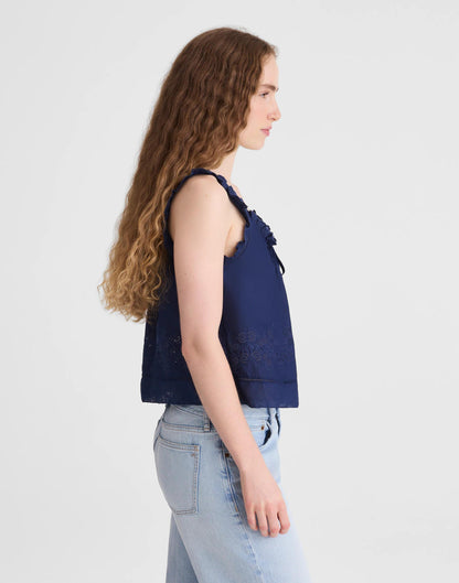 The Leah Top Classic Indigo | Madewell
