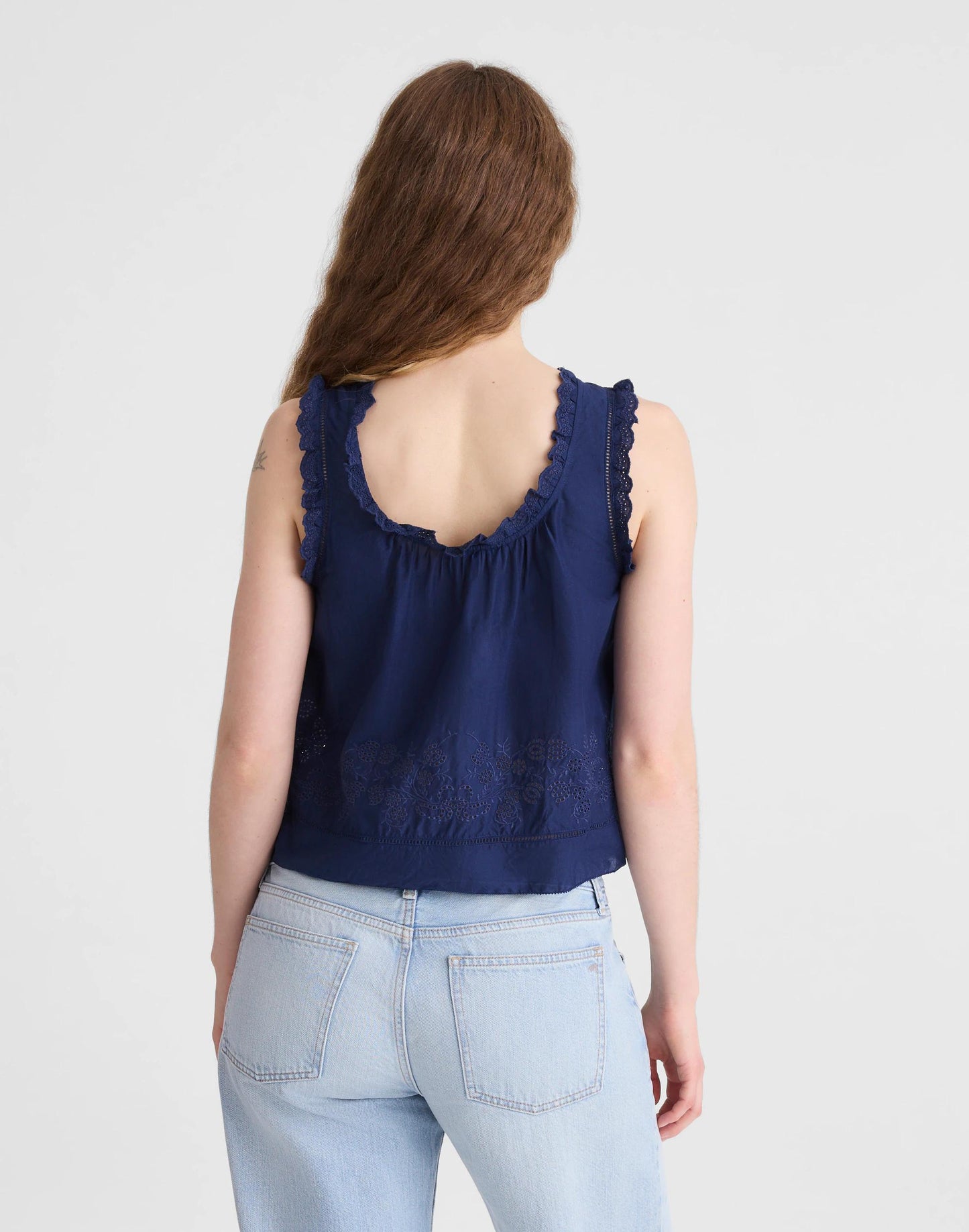 The Leah Top Classic Indigo | Madewell