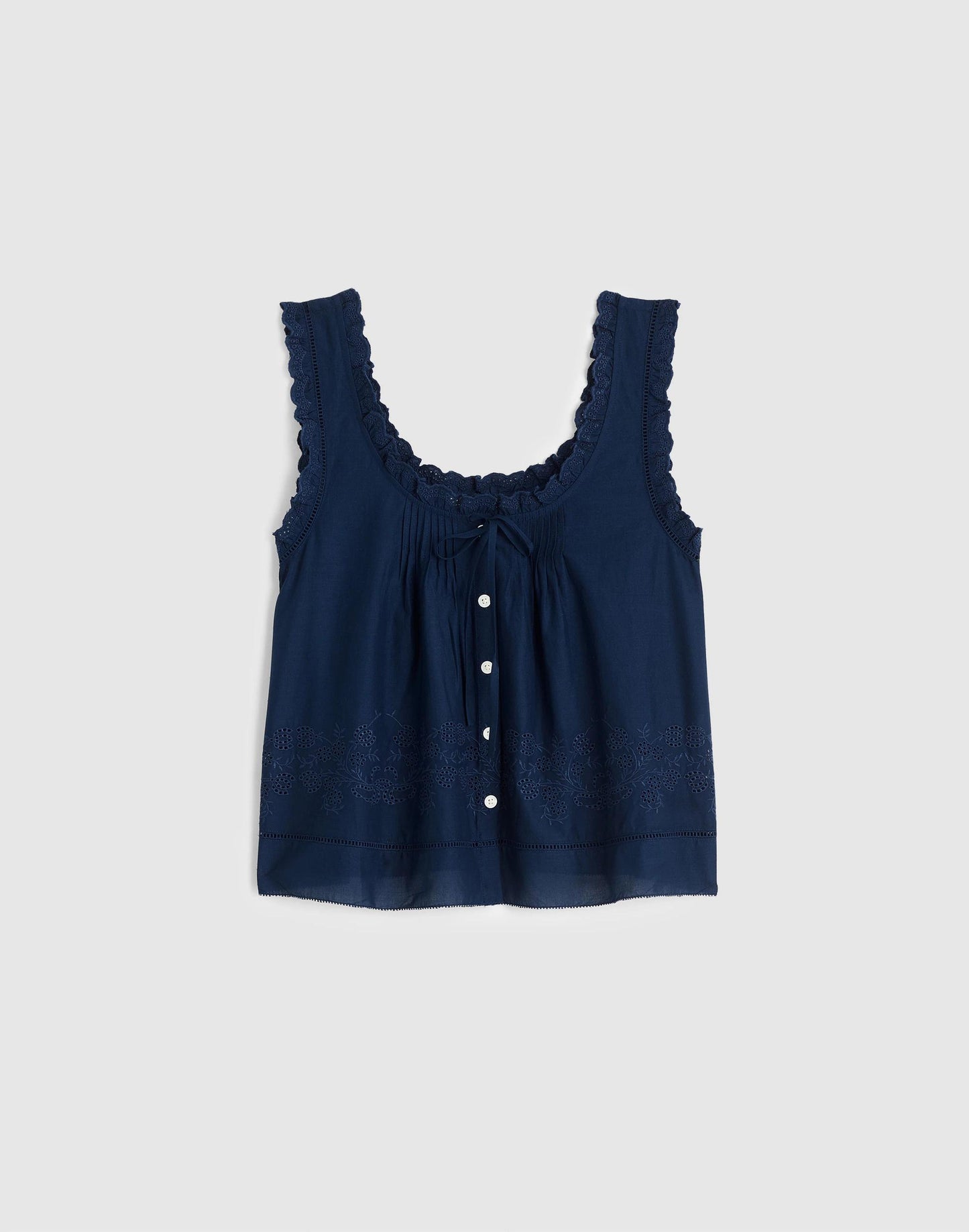 The Leah Top Classic Indigo | Madewell