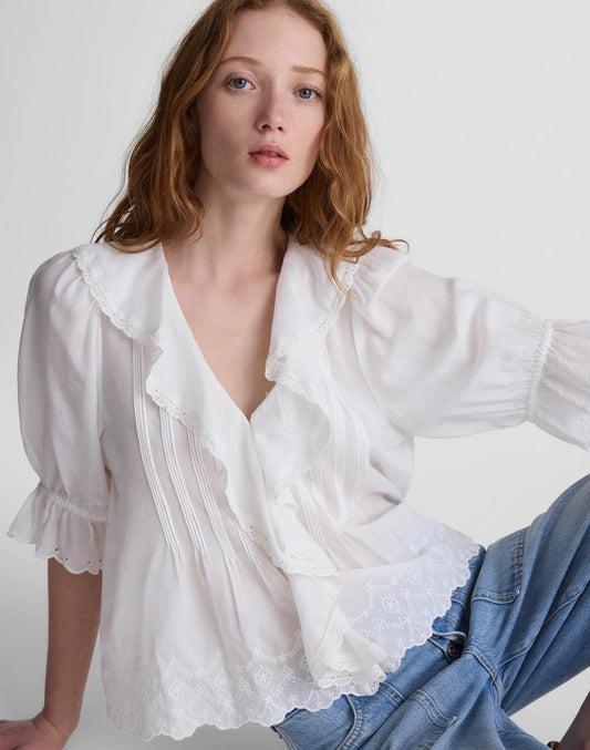 The Blaire Top White | Madewell
