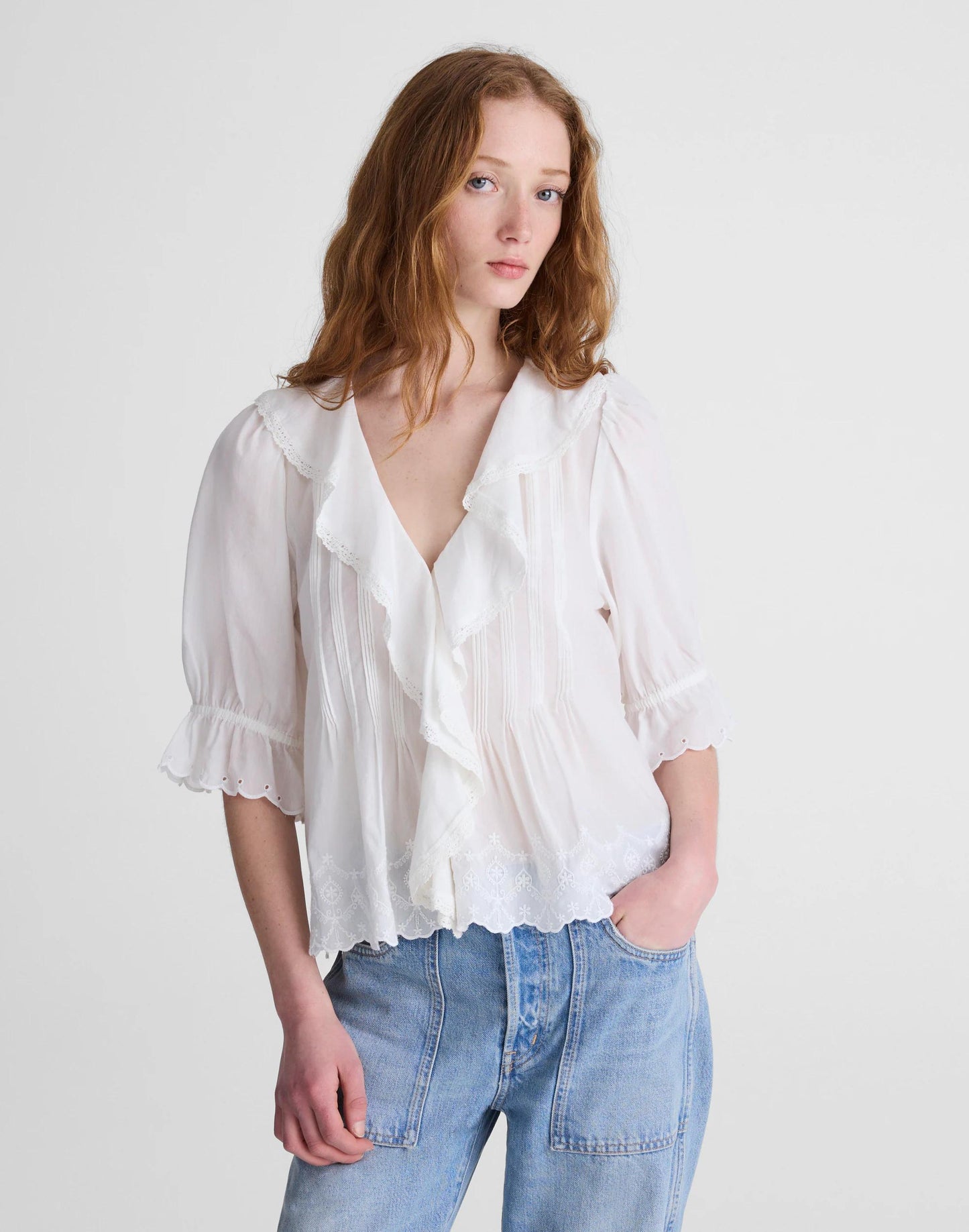 The Blaire Top White | Madewell