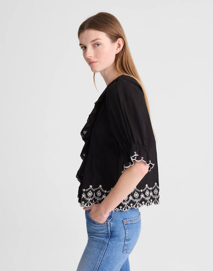 The Blaire Top Jet Black | Madewell