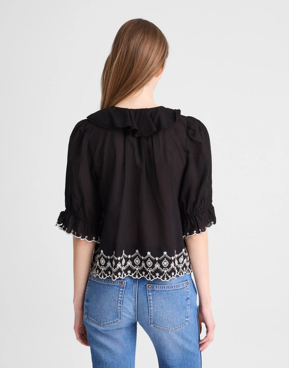 The Blaire Top Jet Black | Madewell