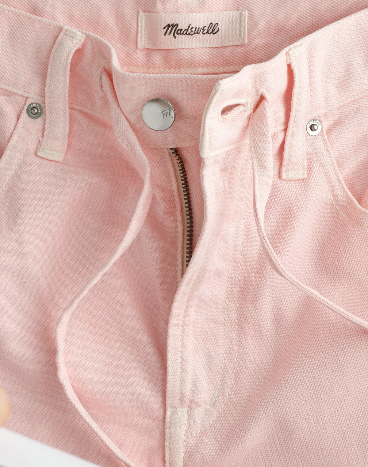 Madewell x Shopbop Ultimate Wide-Leg Jean in Airy Denim Pale Pink | Madewell