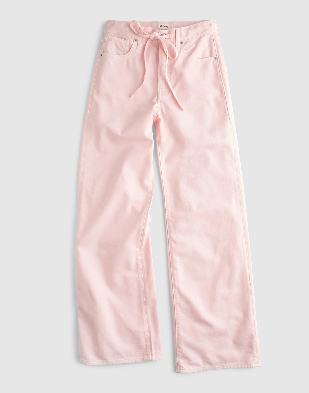 Madewell x Shopbop Ultimate Wide-Leg Jean in Airy Denim Pale Pink | Madewell