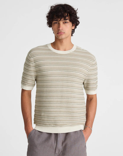 Retro Sweater Tee Dusty Pearl | Madewell