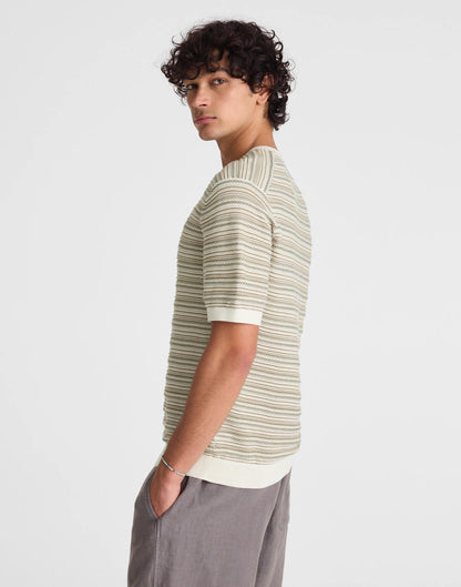 Retro Sweater Tee Dusty Pearl | Madewell