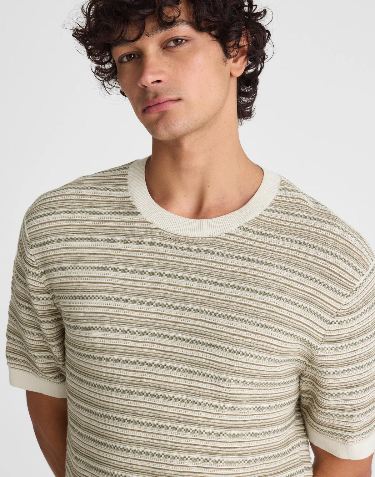 Retro Sweater Tee Dusty Pearl | Madewell