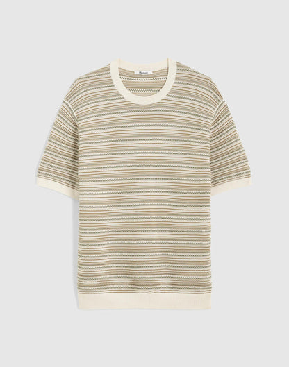Retro Sweater Tee Dusty Pearl | Madewell