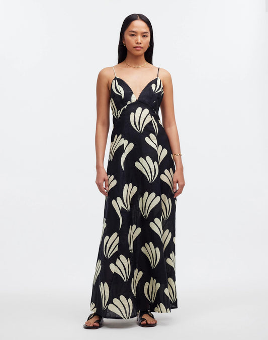Zulu & Zephyr Palm Linen Dress Palm | Madewell