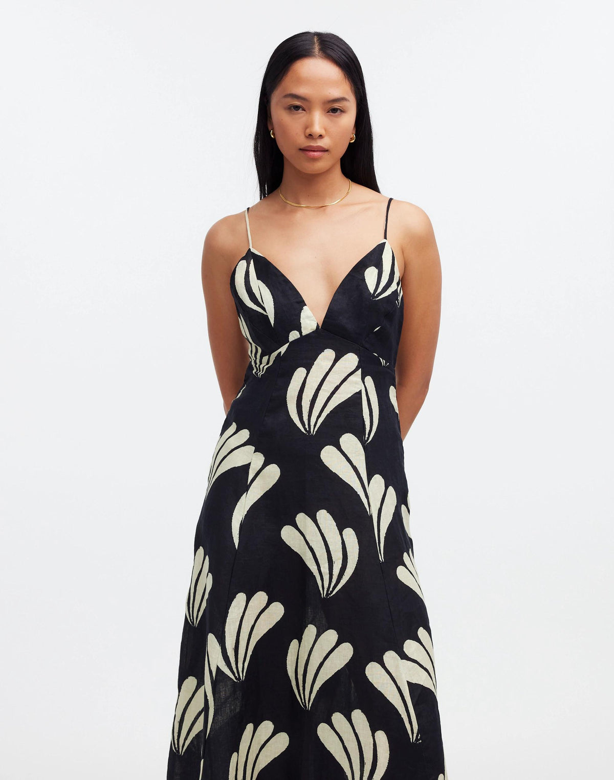Zulu & Zephyr Palm Linen Dress Palm | Madewell