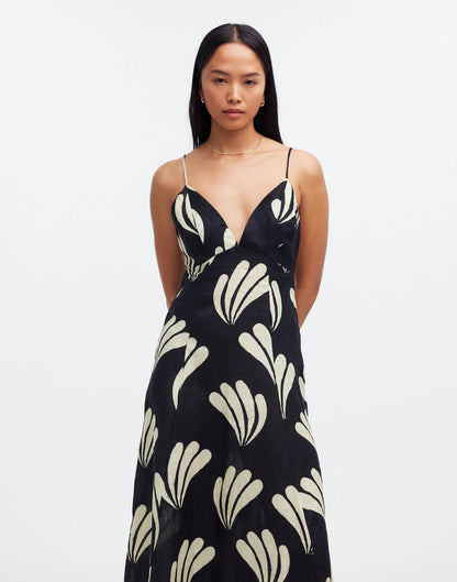 Zulu & Zephyr Palm Linen Dress Palm | Madewell