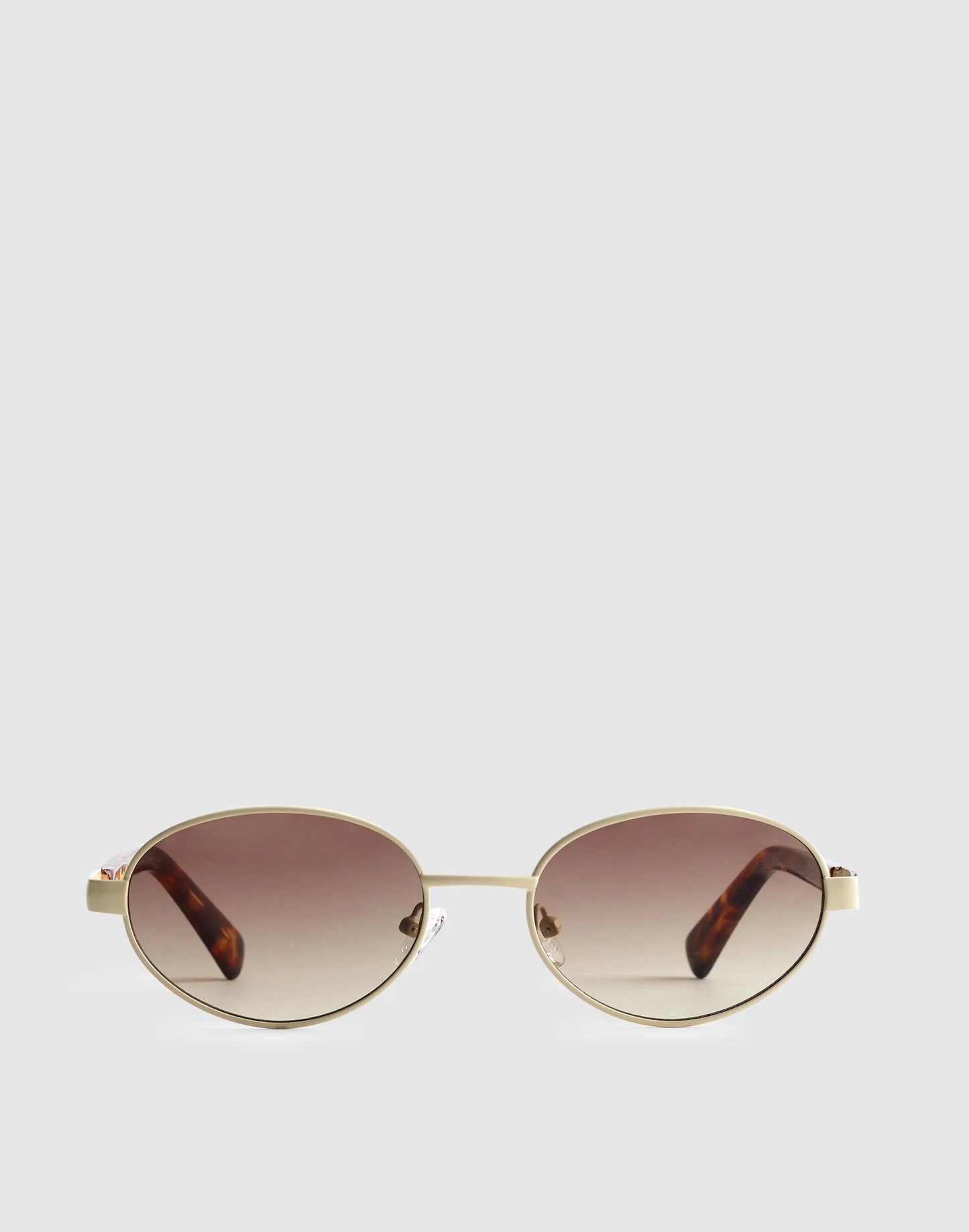Wire Frame Oval Sunglasses White | Madewell