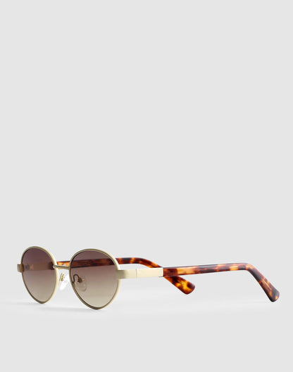 Wire Frame Oval Sunglasses White | Madewell