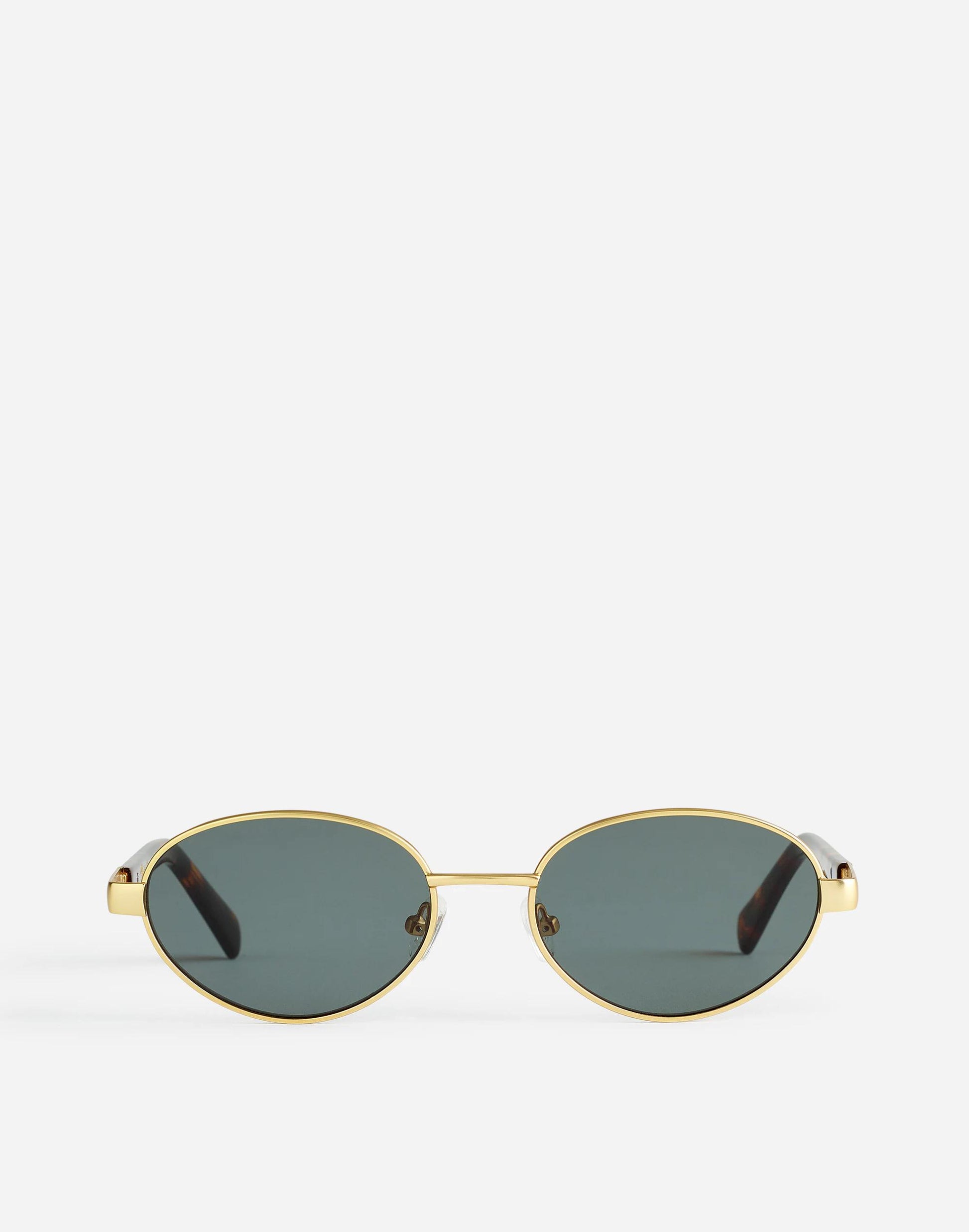 Wire Frame Oval Sunglasses Vintage Gold | Madewell