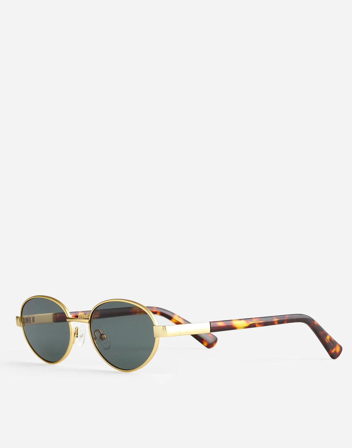 Wire Frame Oval Sunglasses Vintage Gold | Madewell