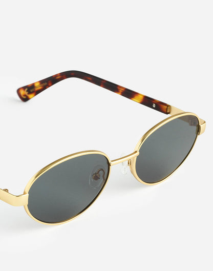 Wire Frame Oval Sunglasses Vintage Gold | Madewell