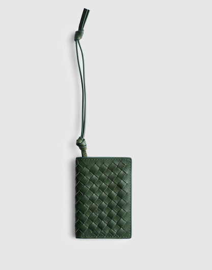 Woven ID Case Golf Green | Madewell
