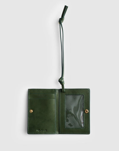 Woven ID Case Golf Green | Madewell