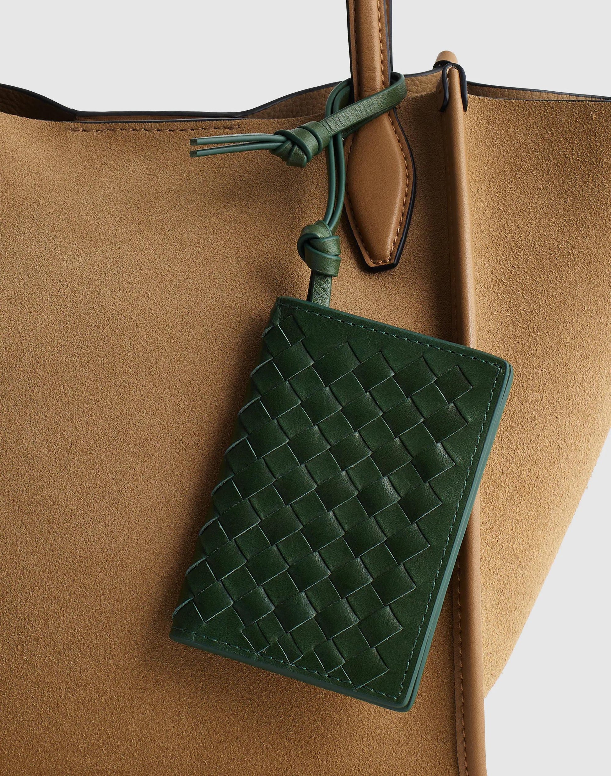 Woven ID Case Golf Green | Madewell