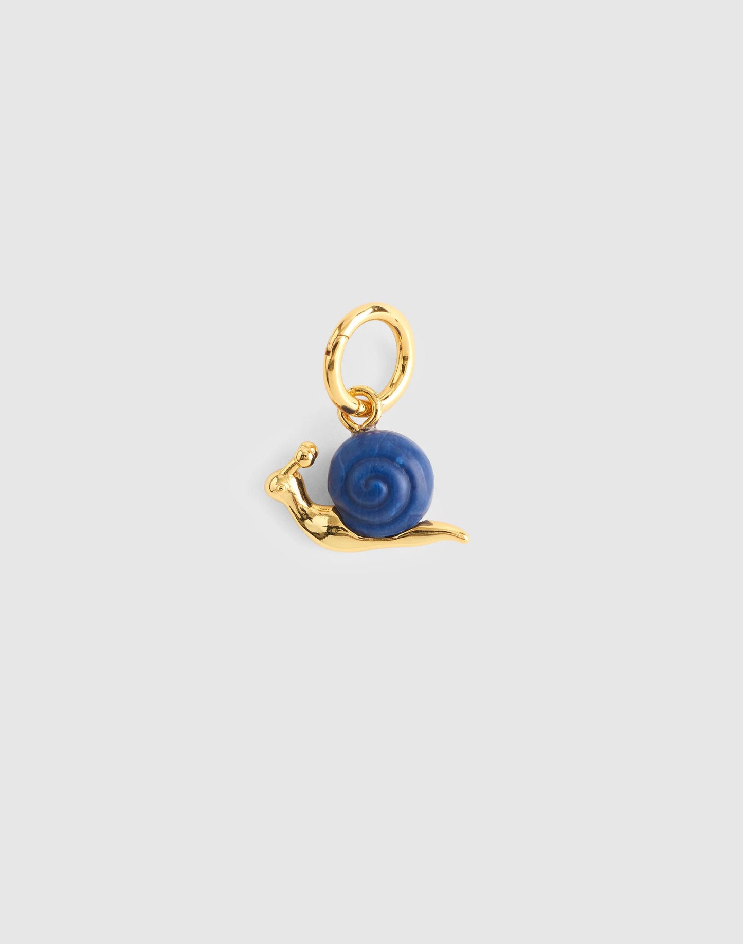 Semiprecious Snail Charm Antique Gold | Madewell