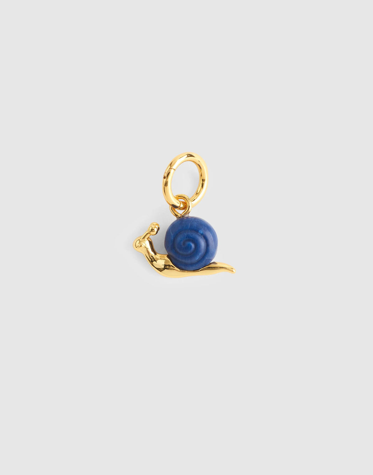 Semiprecious Snail Charm Antique Gold | Madewell