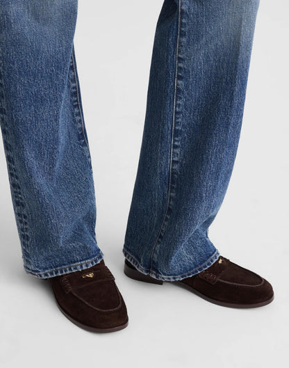 The Grayson Penny Loafer Dark Carob | Madewell