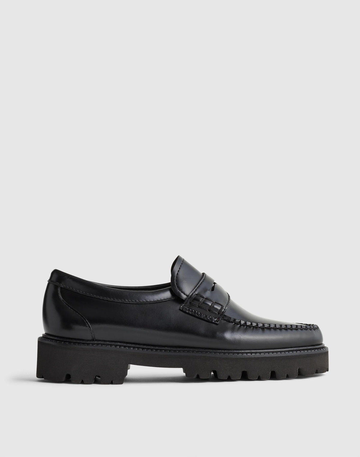 G.H.BASS Grace Super Lug Loafers Black | Madewell