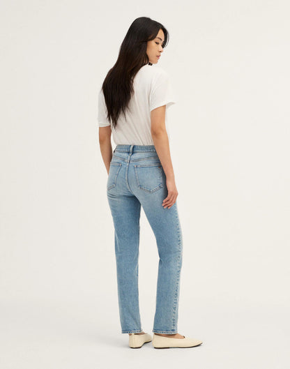 The Short Jules Slim-Straight Jean Raebrook Wash | Madewell