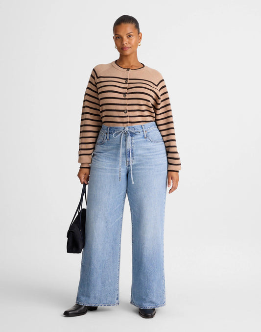 The Plus Ultimate Wide-Leg Jean in Airy Denim Raebrook Wash | Madewell