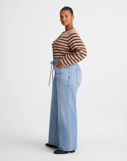 The Plus Ultimate Wide-Leg Jean in Airy Denim Raebrook Wash | Madewell