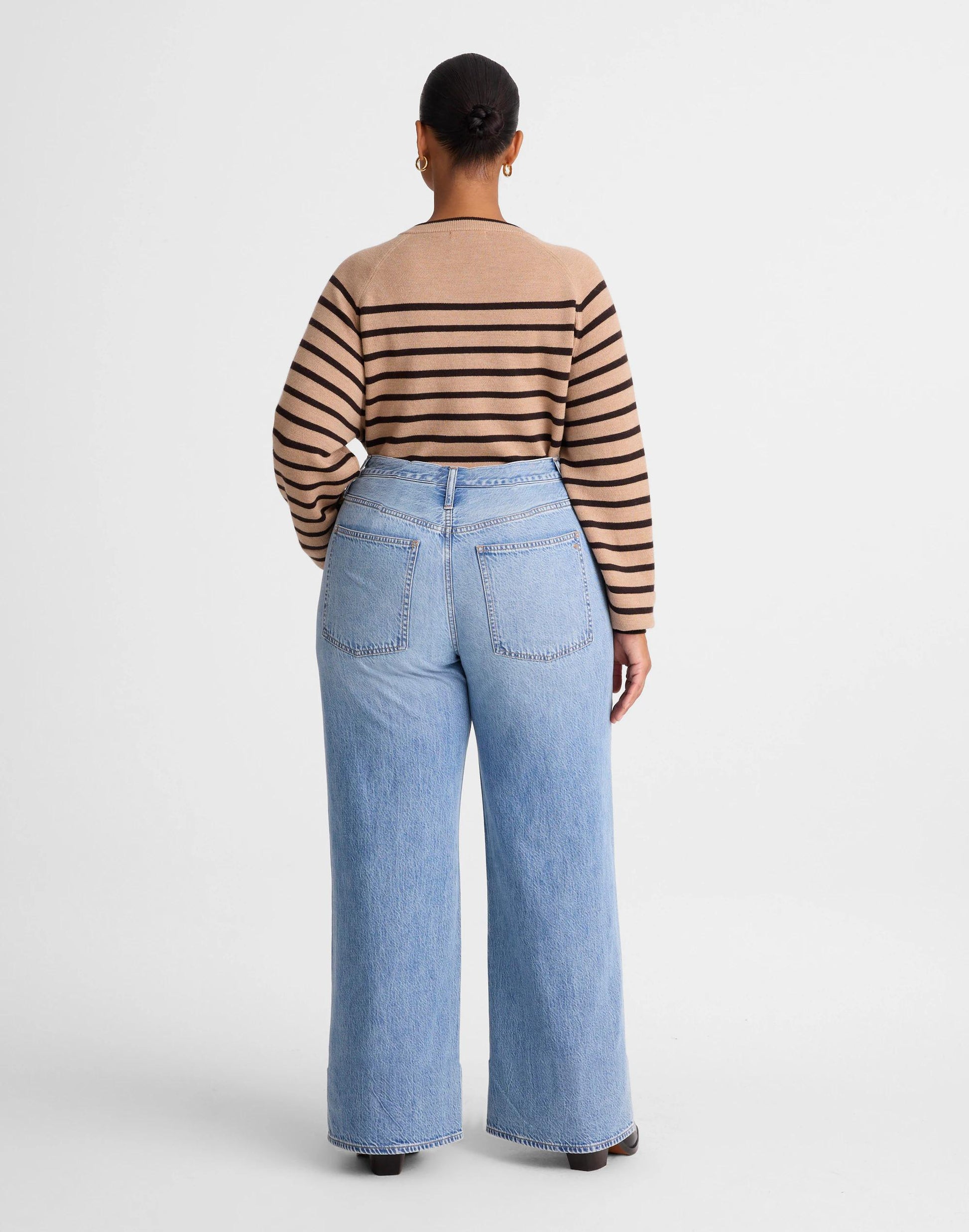 The Plus Ultimate Wide-Leg Jean in Airy Denim Raebrook Wash | Madewell