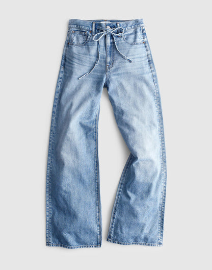 The Plus Ultimate Wide-Leg Jean in Airy Denim Raebrook Wash | Madewell
