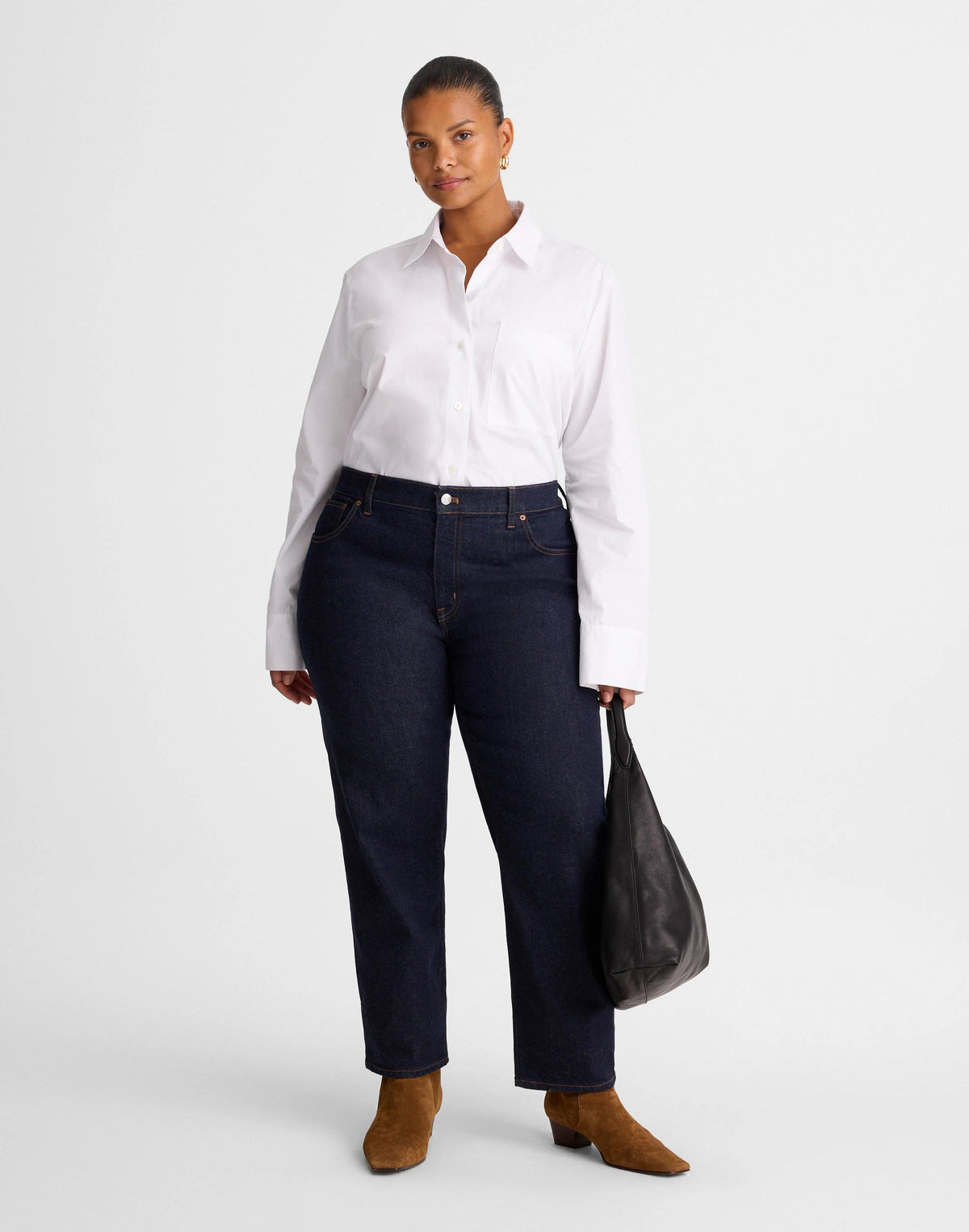 The Plus Jules Slim-Straight Jean Rinse Wash | Madewell