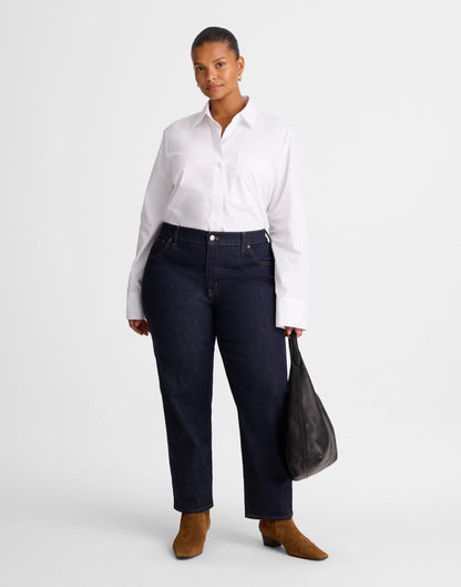 The Plus Jules Slim-Straight Jean Rinse Wash | Madewell