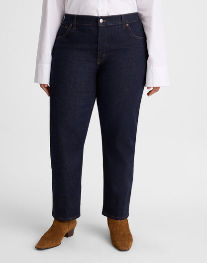 The Plus Jules Slim-Straight Jean Rinse Wash | Madewell