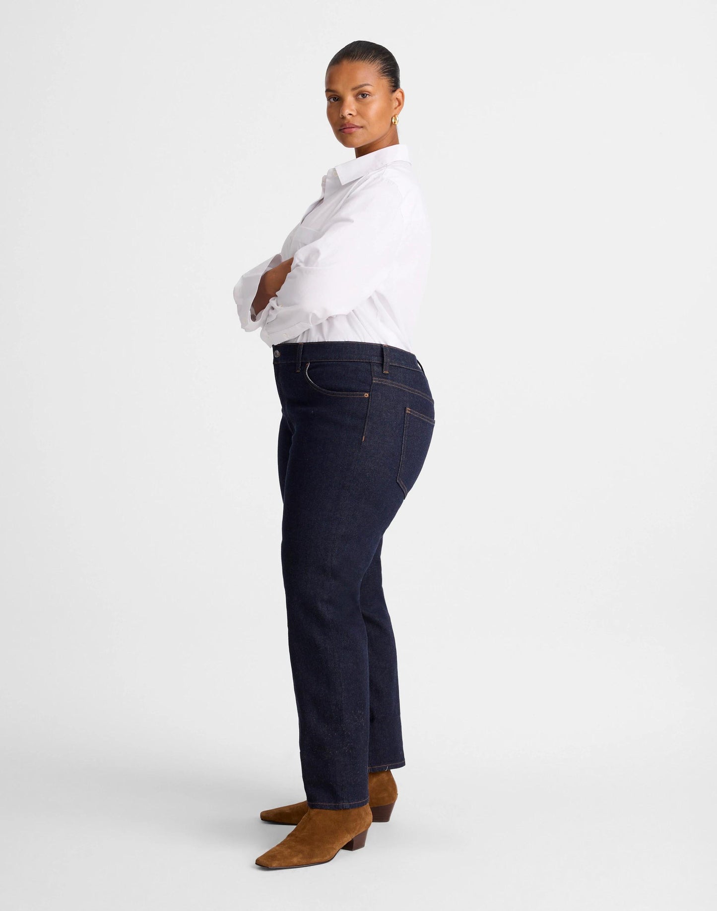 The Plus Jules Slim-Straight Jean Rinse Wash | Madewell