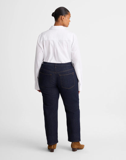 The Plus Jules Slim-Straight Jean Rinse Wash | Madewell