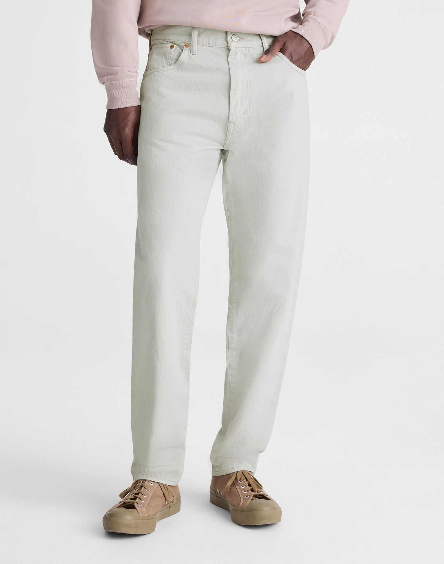 Relaxed Taper Jeans in Summerweight Denim Aluminum | Madewell