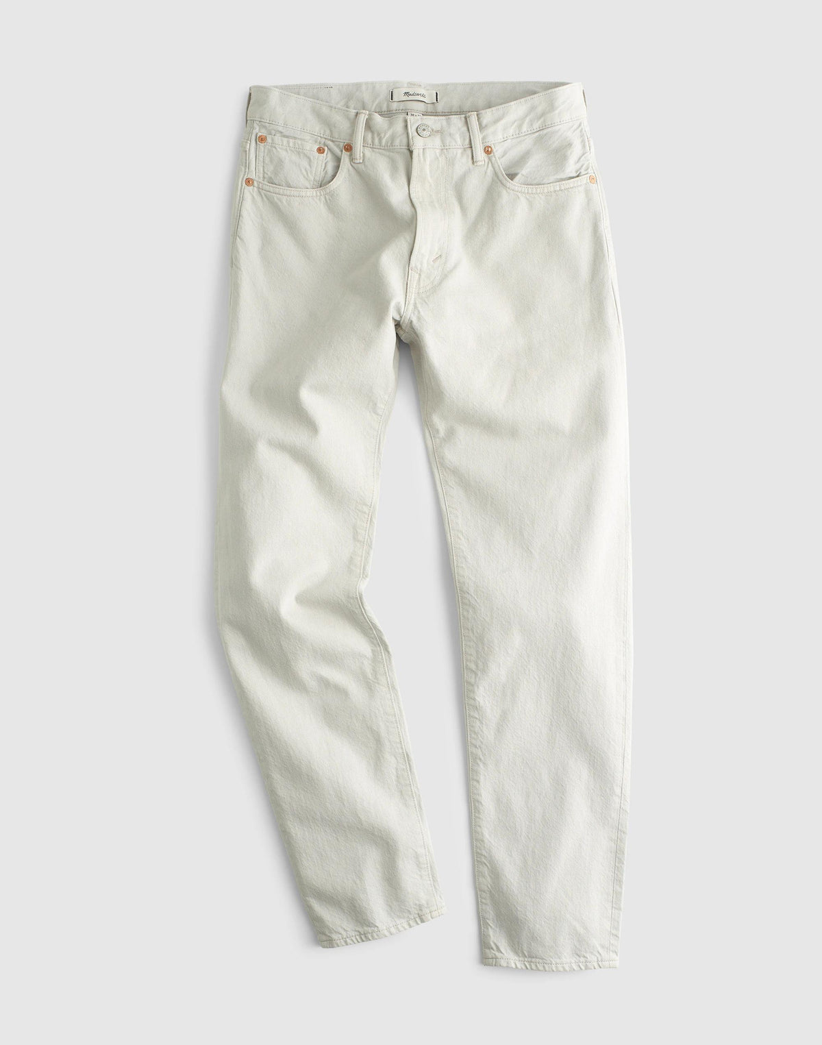 Relaxed Taper Jeans in Summerweight Denim Aluminum | Madewell